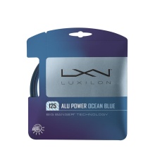 Luxilon Tennis String Alu Power 1.25 (Durability+Power) ocean blue 12m Set